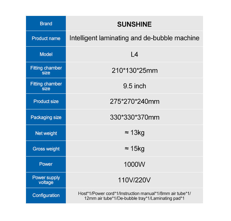 Cargue la imagen en el visor de la galería, [SUNSHINE L4] Mini Intelligent Laminating &amp; De-Bubble Machine - Polar Tech Australia
