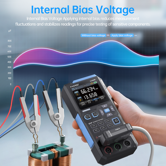 [LC1020E] FNIRSI High Precision Handheld Digital Bridge LCR ESR Tester