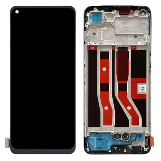 [ORI] [With Frame] OPPO Reno 7 Z / Reno 7 Lite / Reno 8 Lite - AMOLED LCD Display Touch Digitiser Screen Assembly - Polar Tech Australia