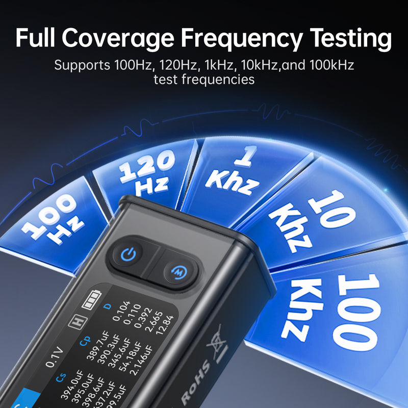 Cargue la imagen en el visor de la galería, [LCR-ST2] 100K LCR ESR Meter 2-in-1 Digital Tweezers Bridge
