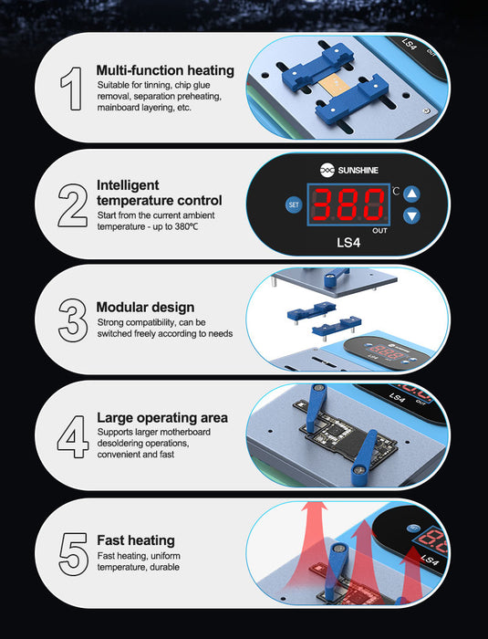 SUNSHINE LS4 Multi-Function Heating Machine - Polar Tech Australia