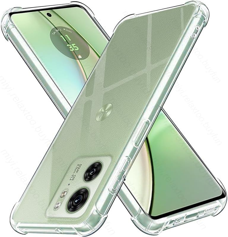 Chargez l&#39;image dans la visionneuse de la galerie, Motorola Moto Edge 40/Edge 2023  - AirPillow Cushion Transparent Soft Clear TPU Four Corners Protective Case - Polar Tech Australia
