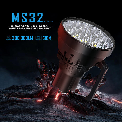 Load image into Gallery viewer, [MS32] IMALENT Brightest Powerful Flashlight 200,000 Lumens, 1618 Meter Throw - Polar Tech Australia
