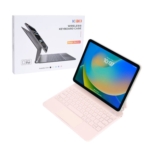 [KIBO Magic Keyboard] Apple iPad Air 4/5 & Pro 11“ & Air 11” M2/M3 (2024/2025) - Precision Multi-Touch Trackpad Magnetic Smart Wireless Keyboard Case With Backlit Keys