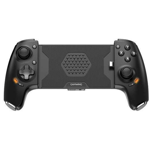 AB01 Wireless Game Controller for Switch & iOS Hall Effect Joystick 6-Axis Gyro Turbo Programmable Dual Vibratio
