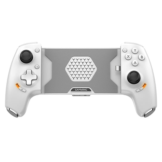 AB01 Wireless Game Controller for Switch & iOS Hall Effect Joystick 6-Axis Gyro Turbo Programmable Dual Vibratio