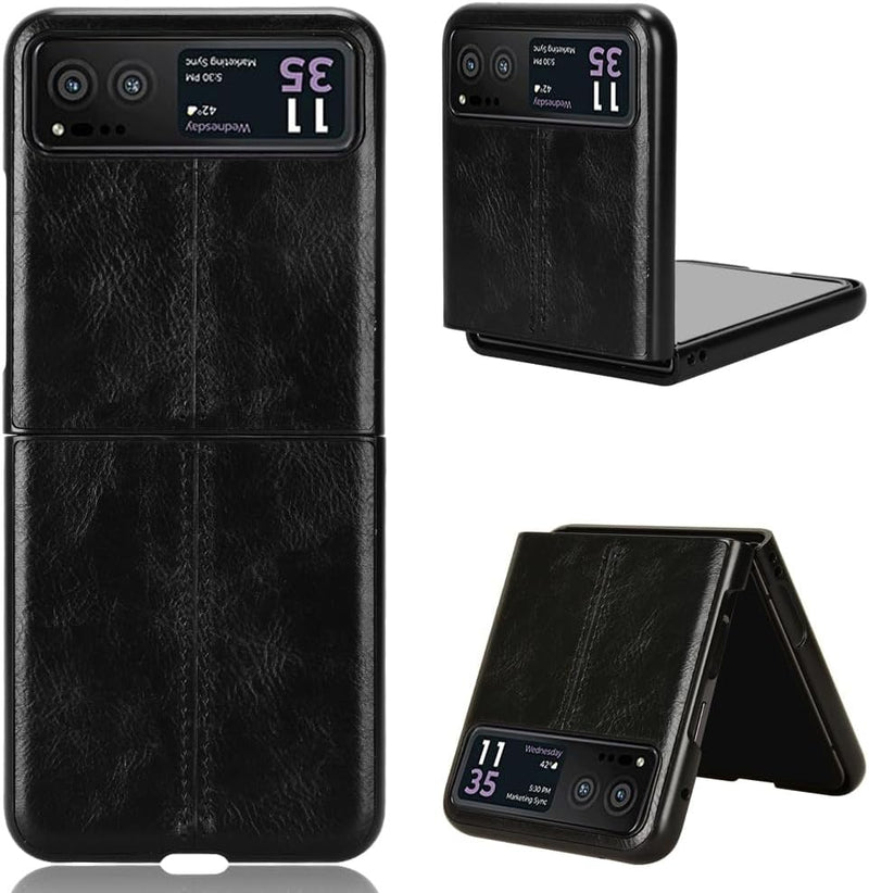 Chargez l&#39;image dans la visionneuse de la galerie, [Built-in Kickstand] Motorola Moto Razr 40/Razr 2023 - PU Leather Shockproof Heavy Duty Case - Polar Tech Australia
