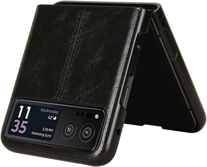 Chargez l&#39;image dans la visionneuse de la galerie, [Built-in Kickstand] Motorola Moto Razr 40/Razr 2023 - PU Leather Shockproof Heavy Duty Case - Polar Tech Australia
