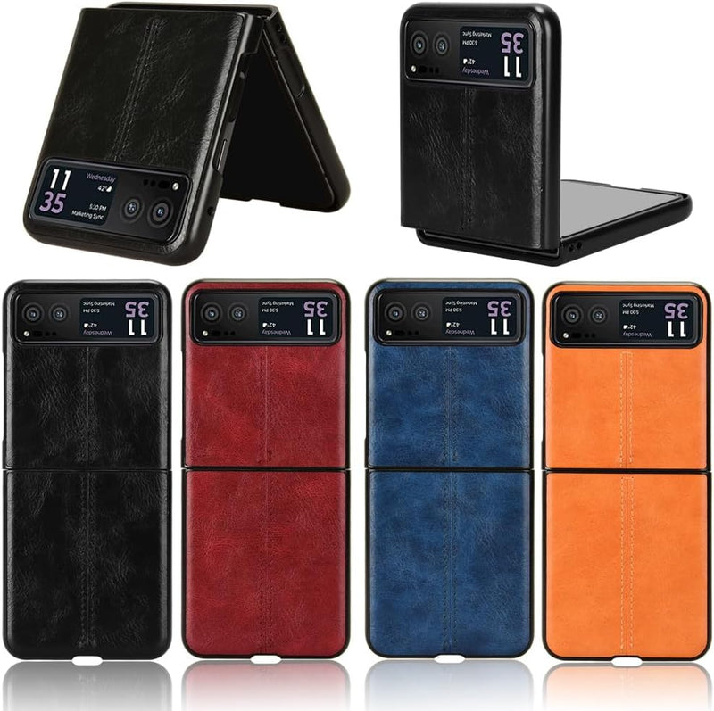 Chargez l&#39;image dans la visionneuse de la galerie, [Built-in Kickstand] Motorola Moto Razr 40/Razr 2023 - PU Leather Shockproof Heavy Duty Case - Polar Tech Australia
