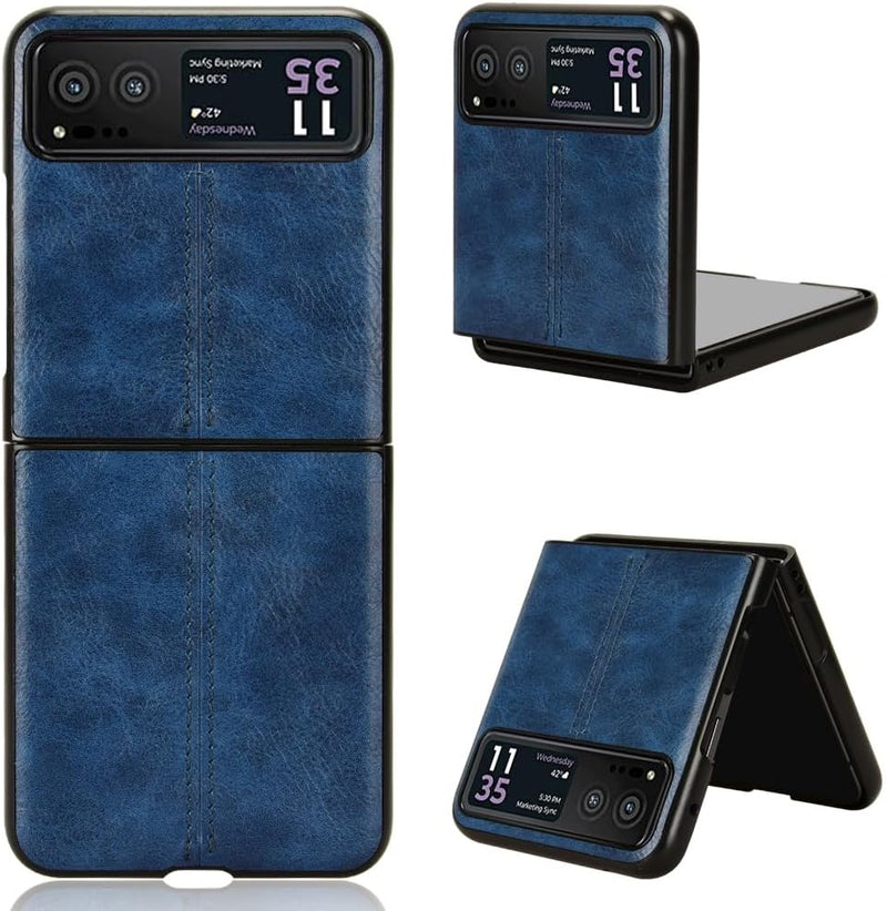 Chargez l&#39;image dans la visionneuse de la galerie, [Built-in Kickstand] Motorola Moto Razr 40/Razr 2023 - PU Leather Shockproof Heavy Duty Case - Polar Tech Australia
