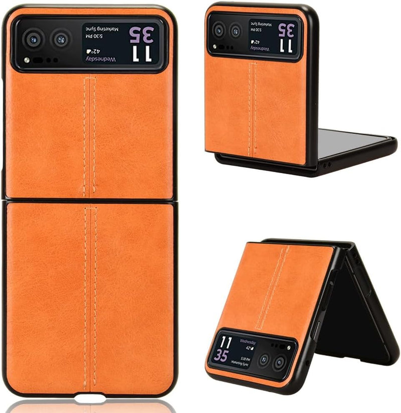 Chargez l&#39;image dans la visionneuse de la galerie, [Built-in Kickstand] Motorola Moto Razr 40/Razr 2023 - PU Leather Shockproof Heavy Duty Case - Polar Tech Australia
