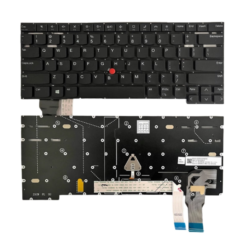 Chargez l&#39;image dans la visionneuse de la galerie, Lenovo ThinkPad P1 Gen 6 / X1 Extreme Gen 6 Series - Laptop Keyboard With Backlit US Layout
