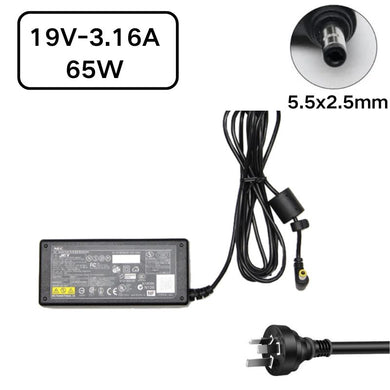 [65W/19V-3.16A][5.5x2.5] NEC 0P-520-73701 AC Power Adapter Laptop Wall Charger (AU Plug) - Polar Tech Australia