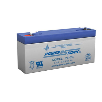 [NEP6V35AH] 6 Volt 3.5Ah Battery Valve Regulated Lead-Acid Battery Suits RISCO Agility 3/4 Panels - Polar Tech Australia