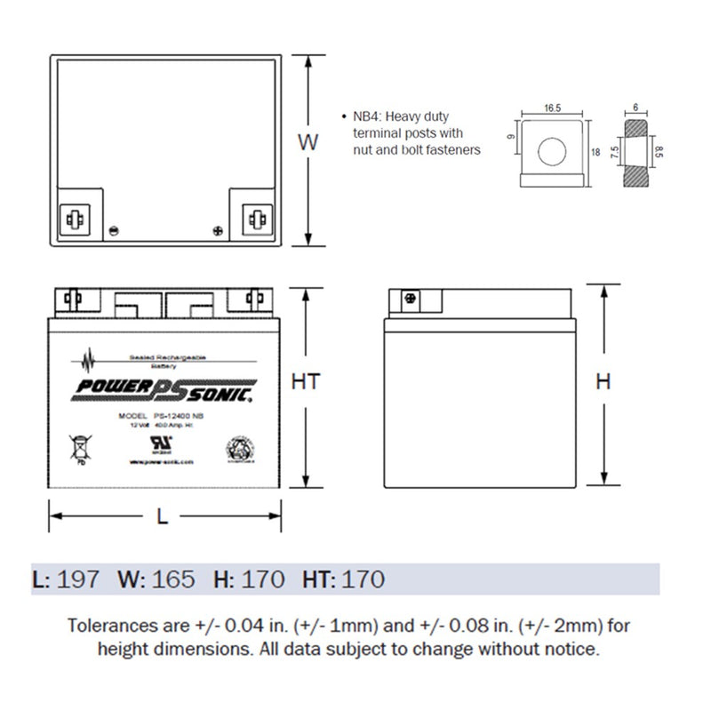 Load image into Gallery viewer, [NEPS12400] 12 Volt 40Ah Sealed Lead Acid Battery - Polar Tech Australia
