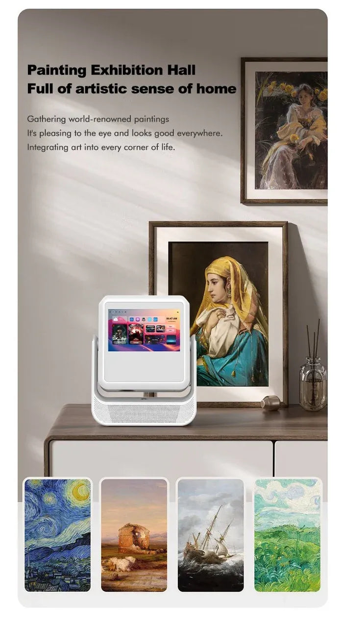 Load image into Gallery viewer, [A2 Pro][Built-in Screen] Portable 1080P Native Support 4K 300 ANSI 10000 Lumens Android Smart Profession Projector
