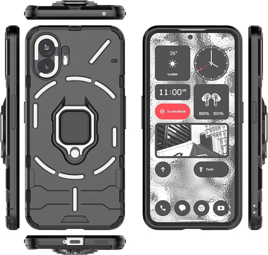 [Built-in Stand] Nothing Phone (2) - Shockproof Military Grade Armor TPU Dual-Layer Full Body Case - Polar Tech Australia