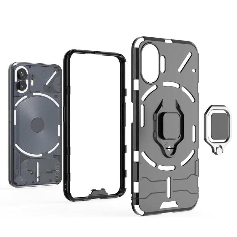 Load image into Gallery viewer, [Built-in Stand] Nothing Phone (2) - Shockproof Military Grade Armor TPU Dual-Layer Full Body Case - Polar Tech Australia
