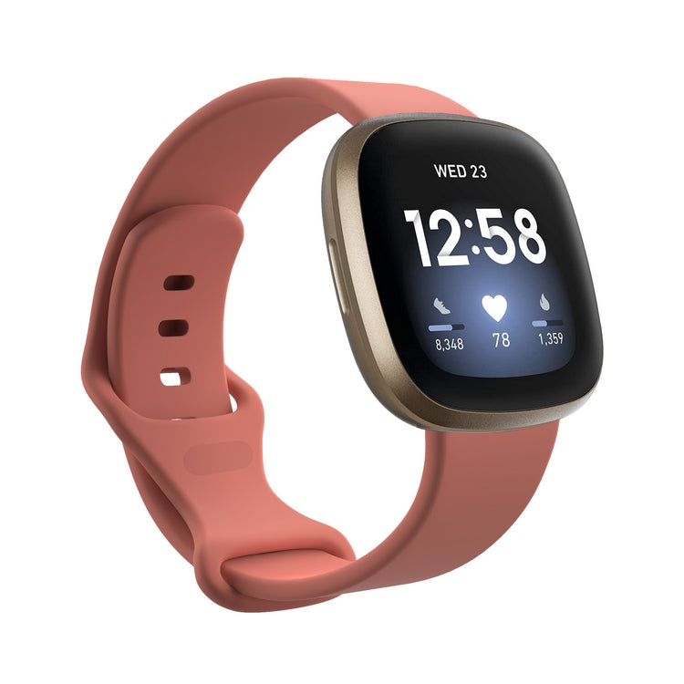 Chargez l&#39;image dans la visionneuse de la galerie, Replacement Silicone Band for Fitbit Versa 3 / 4 / Sense  – Soft, Waterproof, Sport Wrist Strap - Polar Tech Australia
