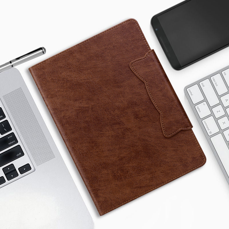 Cargue la imagen en el visor de la galería, Apple iPad 5/6 9.7&#39;&#39; 5/6th Gen (2017/2018) Business Retro Matte Leather Protective Case
