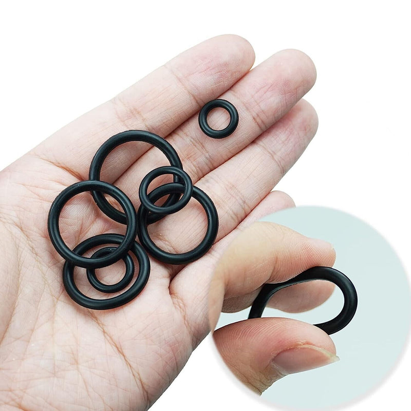 Chargez l&#39;image dans la visionneuse de la galerie, [200 Pieces] Rubber Washers Seal O Rings (6mm - 30mm)
