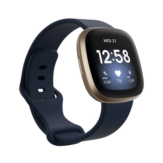 Replacement Silicone Band for Fitbit Versa 3 / 4 / Sense  – Soft, Waterproof, Sport Wrist Strap - Polar Tech Australia
