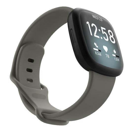 Replacement Silicone Band for Fitbit Versa 3 / 4 / Sense  – Soft, Waterproof, Sport Wrist Strap - Polar Tech Australia