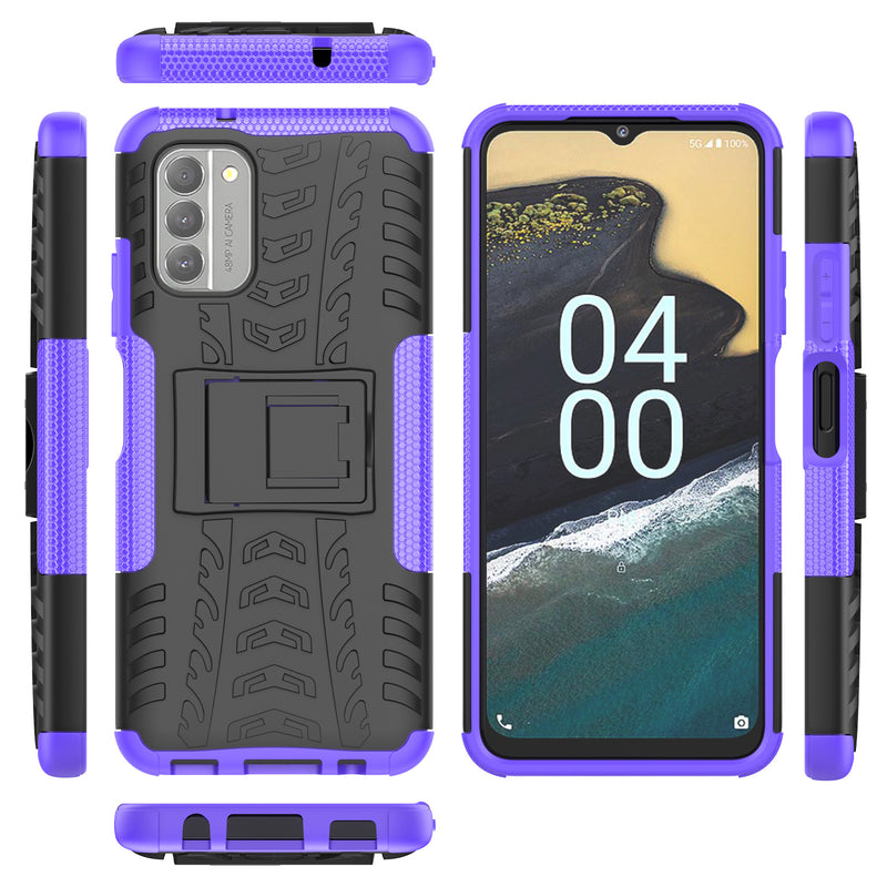 Load image into Gallery viewer, Nokia G300 - Shield With Kickstand Hard PC Back Cover Soft TPU Dual Layer Protection Case - Polar Tech Australia
