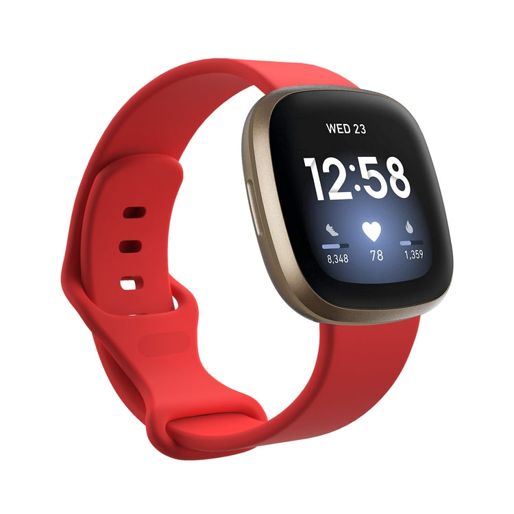 Chargez l&#39;image dans la visionneuse de la galerie, Replacement Silicone Band for Fitbit Versa 3 / 4 / Sense  – Soft, Waterproof, Sport Wrist Strap - Polar Tech Australia
