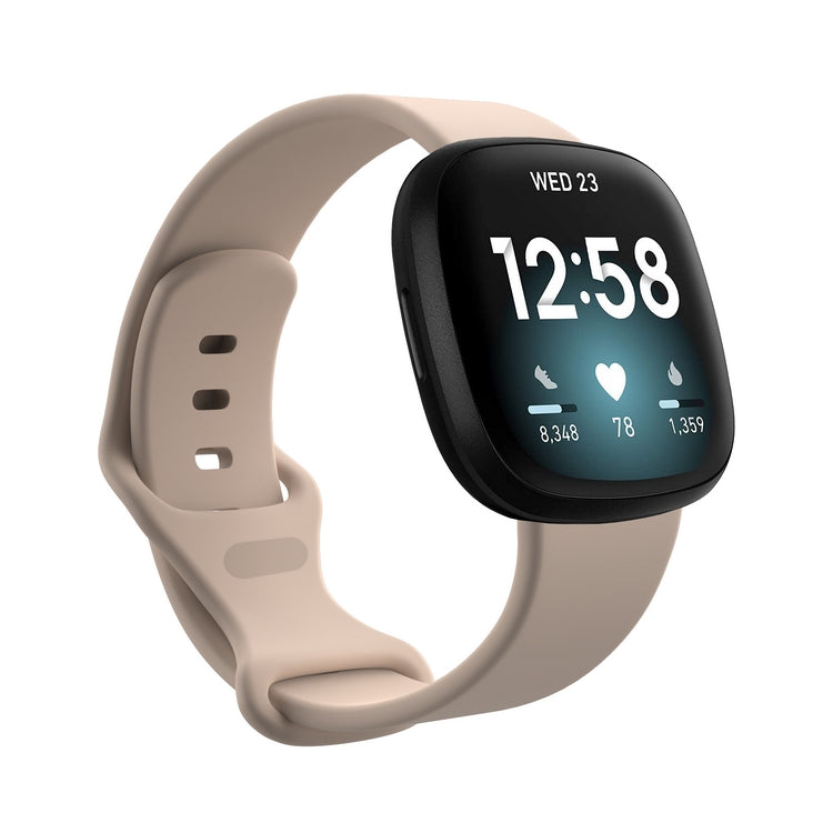 Chargez l&#39;image dans la visionneuse de la galerie, Replacement Silicone Band for Fitbit Versa 3 / 4 / Sense  – Soft, Waterproof, Sport Wrist Strap - Polar Tech Australia
