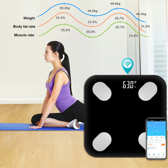 [TUYA Smart Home] Tuya Multiple Detection Functions Smart Life Wifi BMI Scale - Polar Tech Australia