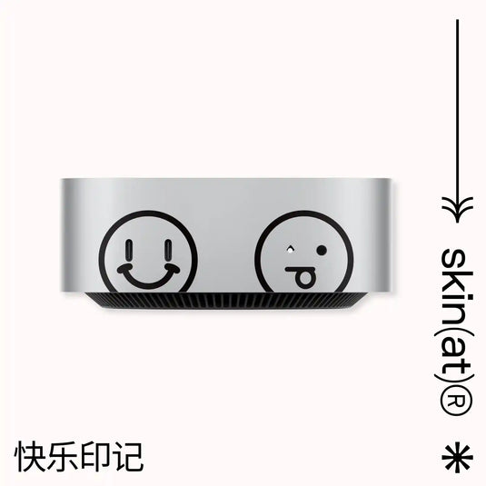 2024 Mac Mini M4 Desktop Protective Film, Cartoon Creative Cat and Dog Partial Stickers - Polar Tech Australia