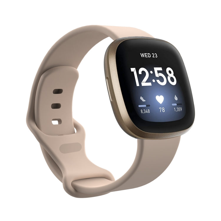 Chargez l&#39;image dans la visionneuse de la galerie, Replacement Silicone Band for Fitbit Versa 3 / 4 / Sense  – Soft, Waterproof, Sport Wrist Strap - Polar Tech Australia

