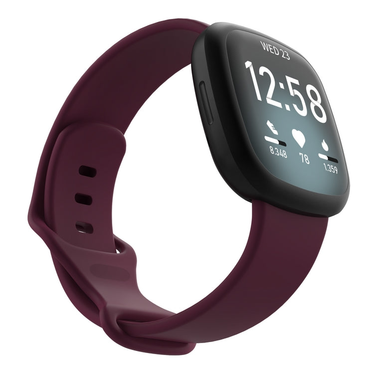 Chargez l&#39;image dans la visionneuse de la galerie, Replacement Silicone Band for Fitbit Versa 3 / 4 / Sense  – Soft, Waterproof, Sport Wrist Strap - Polar Tech Australia
