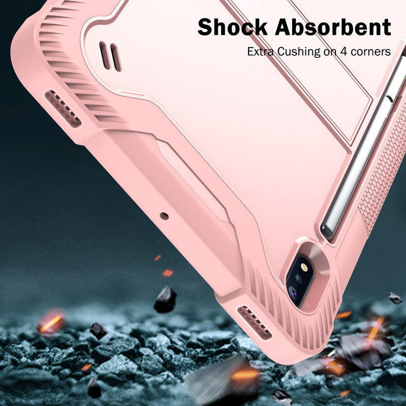 Cargue la imagen en el visor de la galería, Samsung Galaxy Tab S7 Plus/S8 Plus/S7 FE/S9 Plus/S9 FE Plus - Heavy Duty Defender Armor Drop Proof Stand Case - Polar Tech Australia
