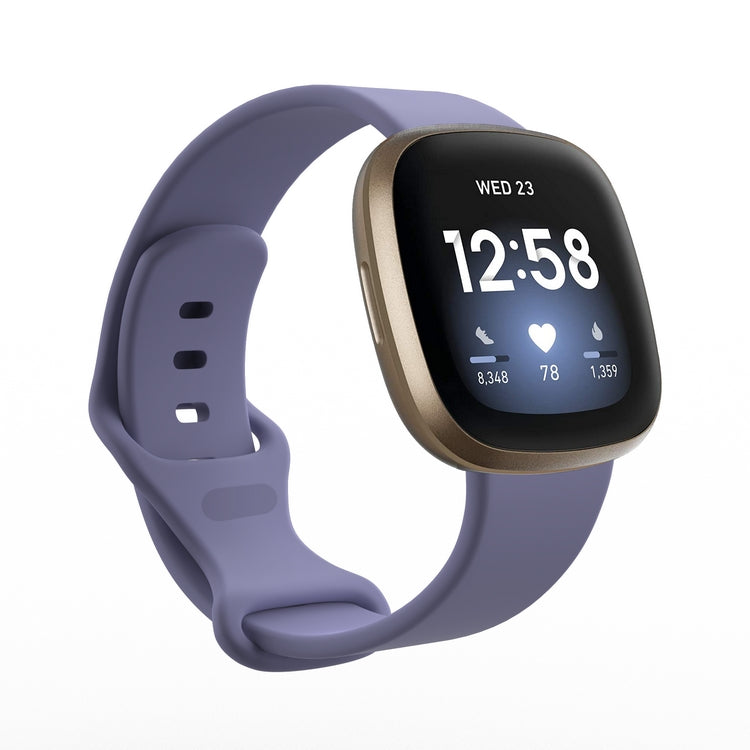 Chargez l&#39;image dans la visionneuse de la galerie, Replacement Silicone Band for Fitbit Versa 3 / 4 / Sense  – Soft, Waterproof, Sport Wrist Strap - Polar Tech Australia
