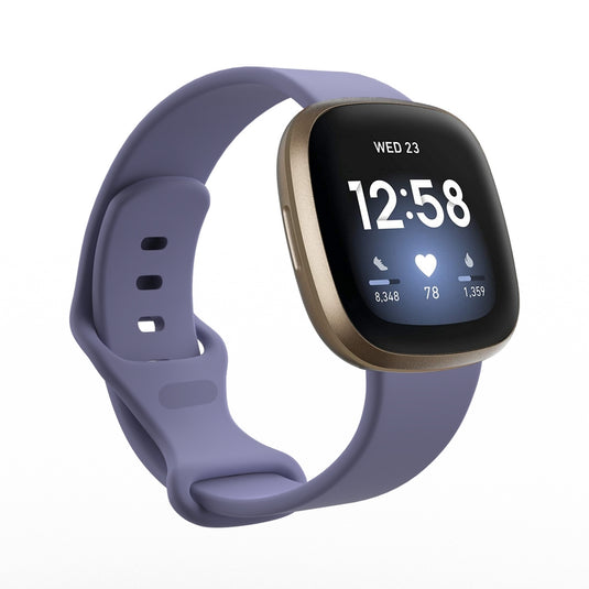 Replacement Silicone Band for Fitbit Versa 3 / 4 / Sense  – Soft, Waterproof, Sport Wrist Strap - Polar Tech Australia