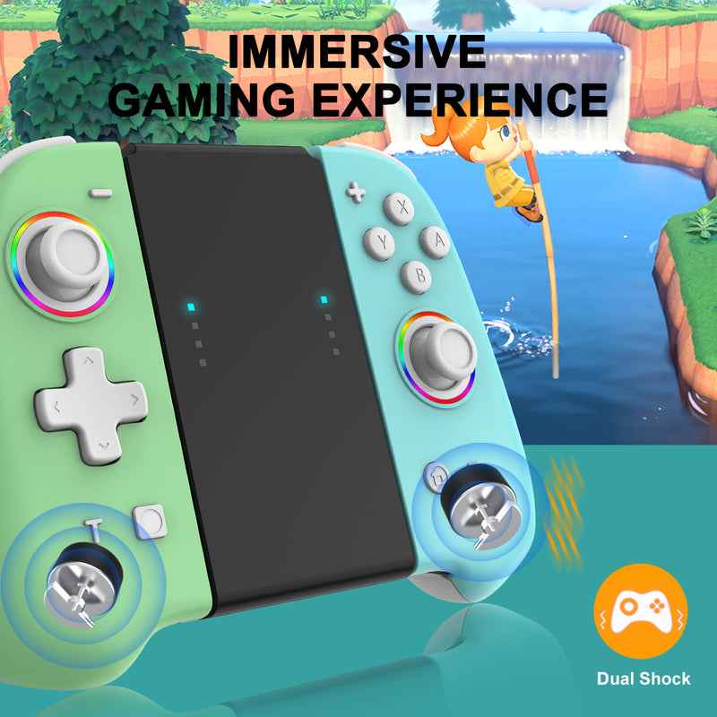 Cargue la imagen en el visor de la galería, Nintendo Switch Joy-Con Controllers Pair with RGB Lighting - Polar Tech Australia
