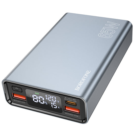 [BJ40][15000mAh] HOCO Universal PD 65W & QC 3.0 Fast Charging Laptop Mobile Phone Portable Charger Power Bank - Polar Tech Australia