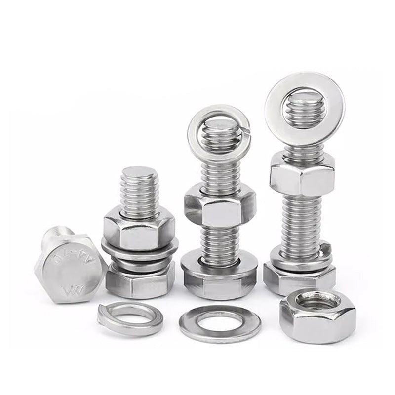 Cargue la imagen en el visor de la galería, [240 Pieces] Stainless Steel M4 M5 Hex Socket Screws, Bolts, Nuts Washers &amp; Lock Washers Set with Storage Box
