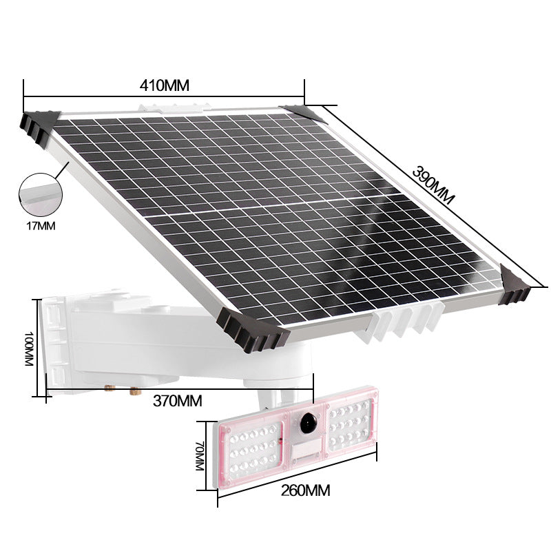Load image into Gallery viewer, [Built-in 12V/30Ah Battery][With Flood Light] Universal 60W Solar Panel Powered 12V Power Supply CCTV Camera Wifi Bridge
