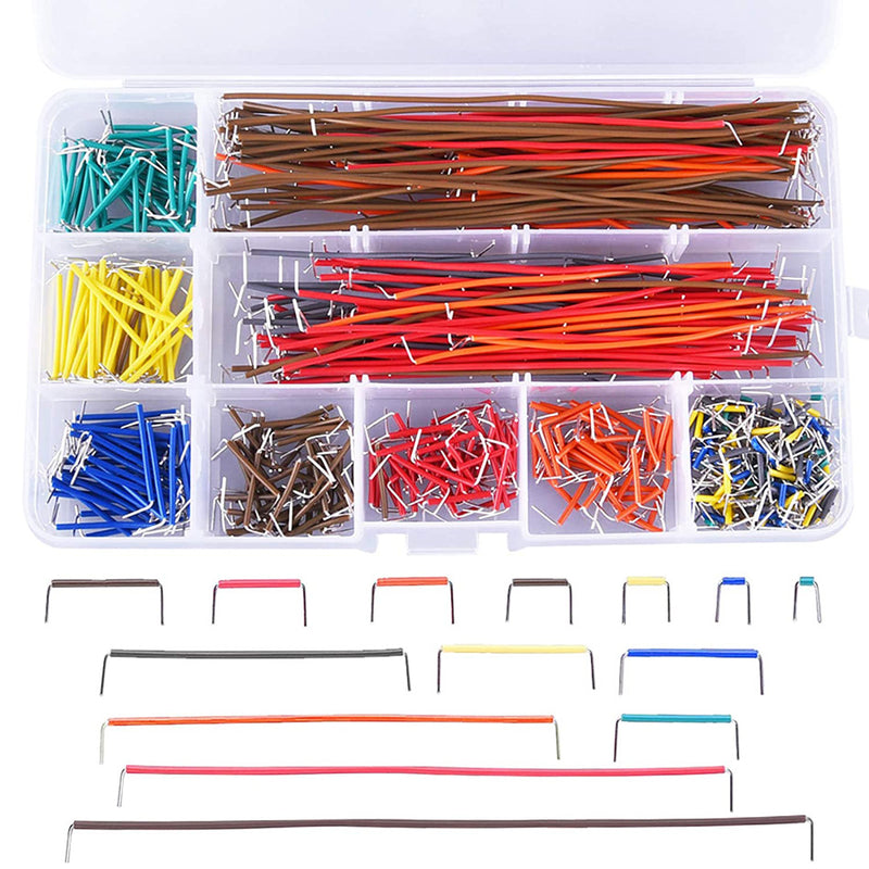 Load image into Gallery viewer, 840 PCS 14-Length Jumper Wire U-Shape Solderless Breadboard Jumper Wire Kit - Polar Tech Australia
