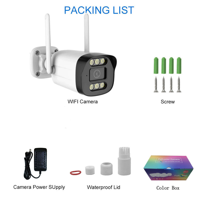 Load image into Gallery viewer, [TUYA Smart Home] 4MP FHD Wireless WIFI Bullet Outdoor Security Full Color Night Vision Camera - Polar Tech Australia
