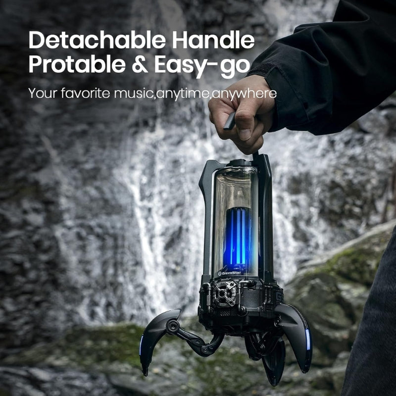 Cargue la imagen en el visor de la galería, GravaStar Supernova Bluetooth Wireless Speaker with LED Table Lamp Speaker, 9H Playtime, TWS Pairing
