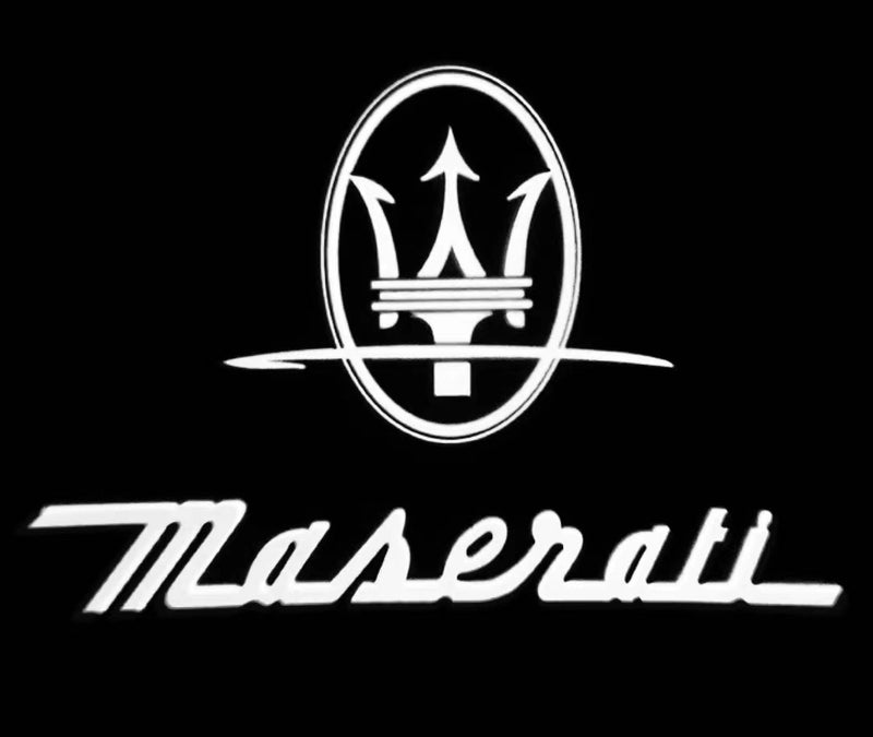 Load image into Gallery viewer, [2 PCS] Maserati Car Door Logo Light Brand Shadow Lights Courtesy Lamp - Polar Tech Australia
