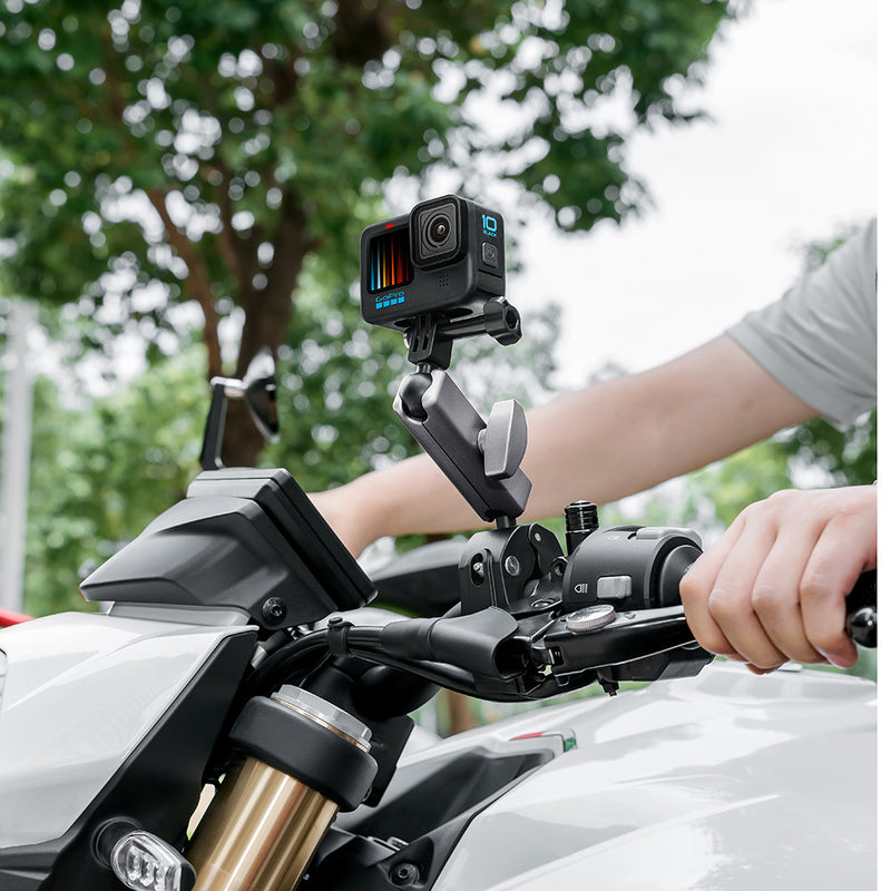 Load image into Gallery viewer, GoPro Accessories | Action Camera Mount | Insta360 X3 Bicycle &amp; Motorcycle Handlebar Mount - Polar Tech Australia
