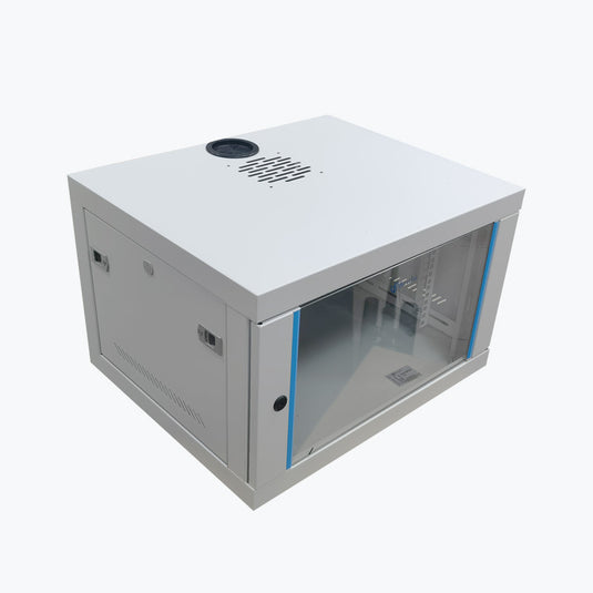 [Assembled] 6U Heavy Duty Commercial Grade Wall Mount & Free Standing Network Server CCTV PoE Switch Cabinet Rack Lockable Enclosure - Polar Tech Australia