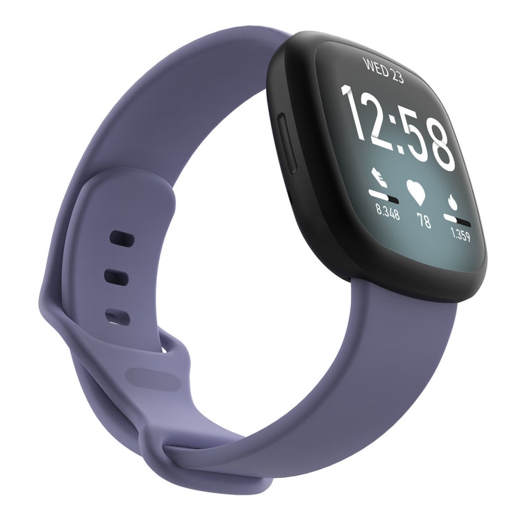 Chargez l&#39;image dans la visionneuse de la galerie, Replacement Silicone Band for Fitbit Versa 3 / 4 / Sense  – Soft, Waterproof, Sport Wrist Strap - Polar Tech Australia
