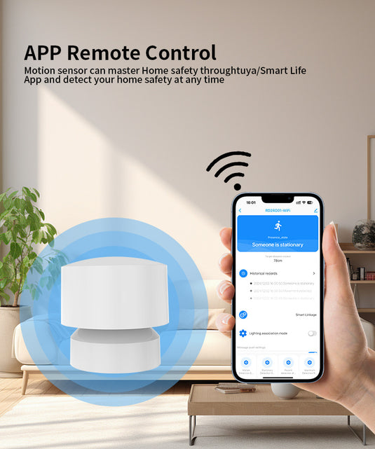[TUYA Smart Home] Tuya Human Presence Sensor WIFI Infrared Detector PIR Motion Detect Sensor Smart Home Security