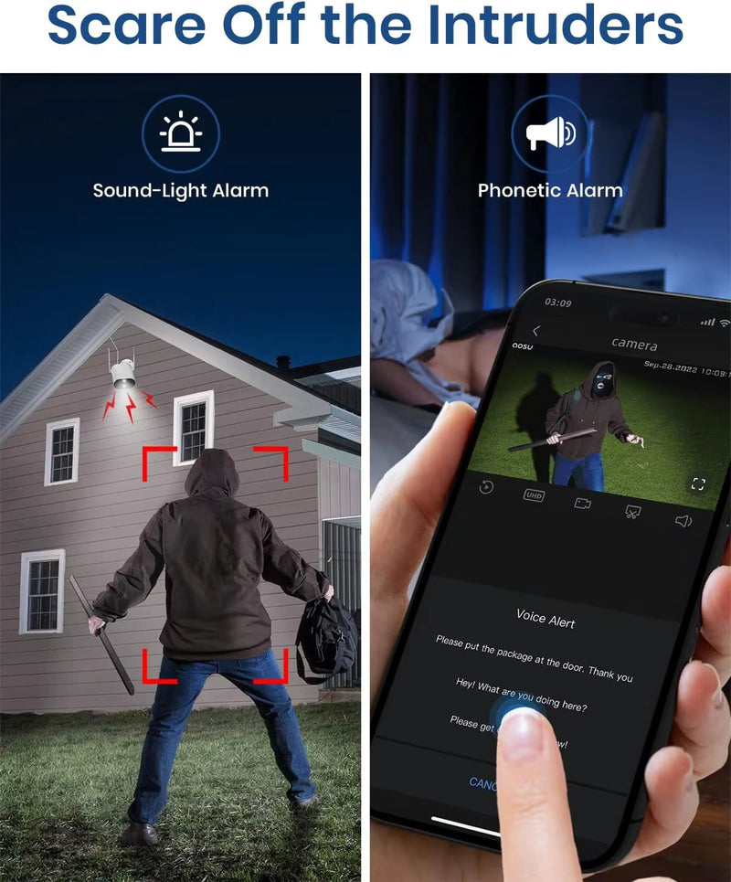 Load image into Gallery viewer, [TUYA Smart Home] 4MP FHD Wireless WIFI Bullet Outdoor Security Full Color Night Vision Camera - Polar Tech Australia
